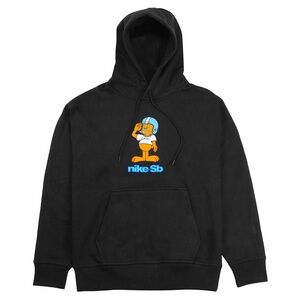 Nike SB Orange Sports Guy Black Pocket Hoodie